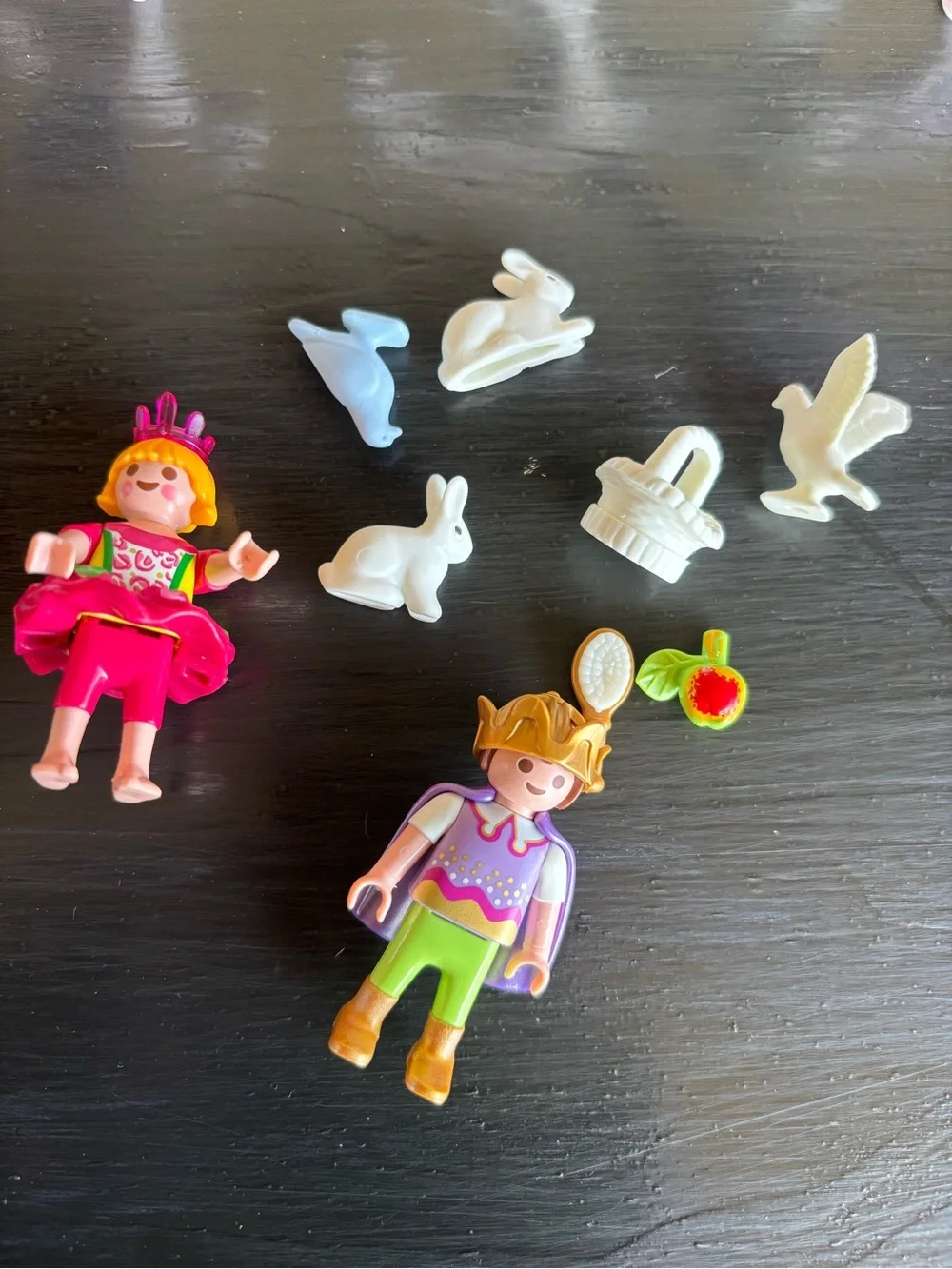 Playmobil Royal Children with Pegasus and Baby 5478 INCOMPLETE SET Horse Fairies